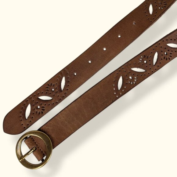 Lucky Brand Sequoia Perforated Belt - Picture 1 of 4